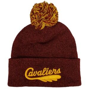 Cleveland‎ Cavs Mitchell & Ness NBA Cuff Knit Beanie Hat Cap 3D Logo Maroon New